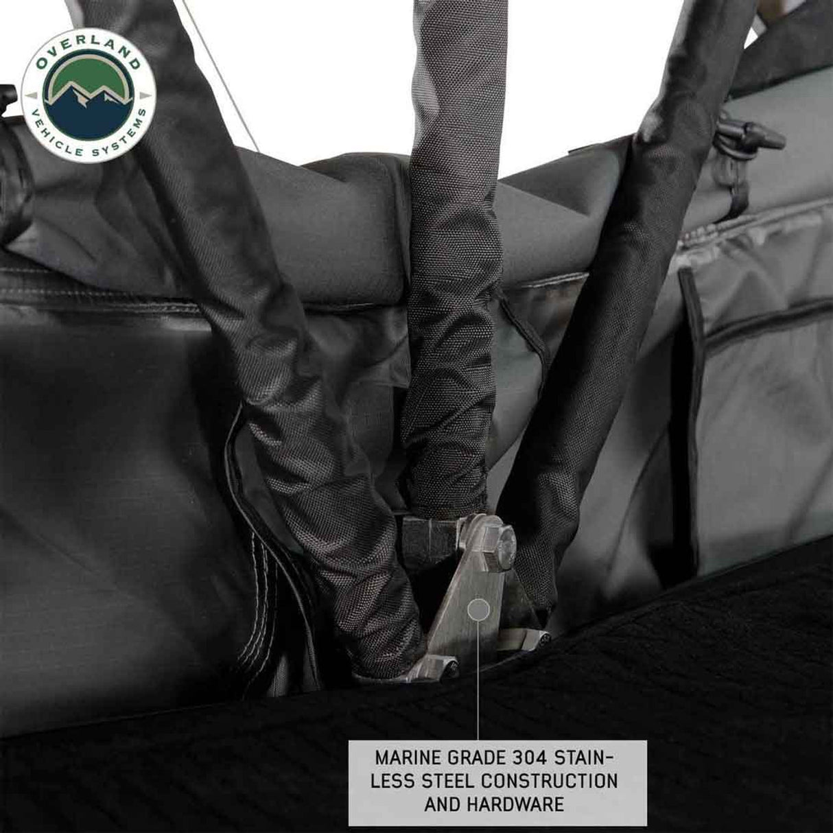 HD Nomadic 2 Standard Soft Shell Roof Top Tent, Grey Body & Green Rainfly