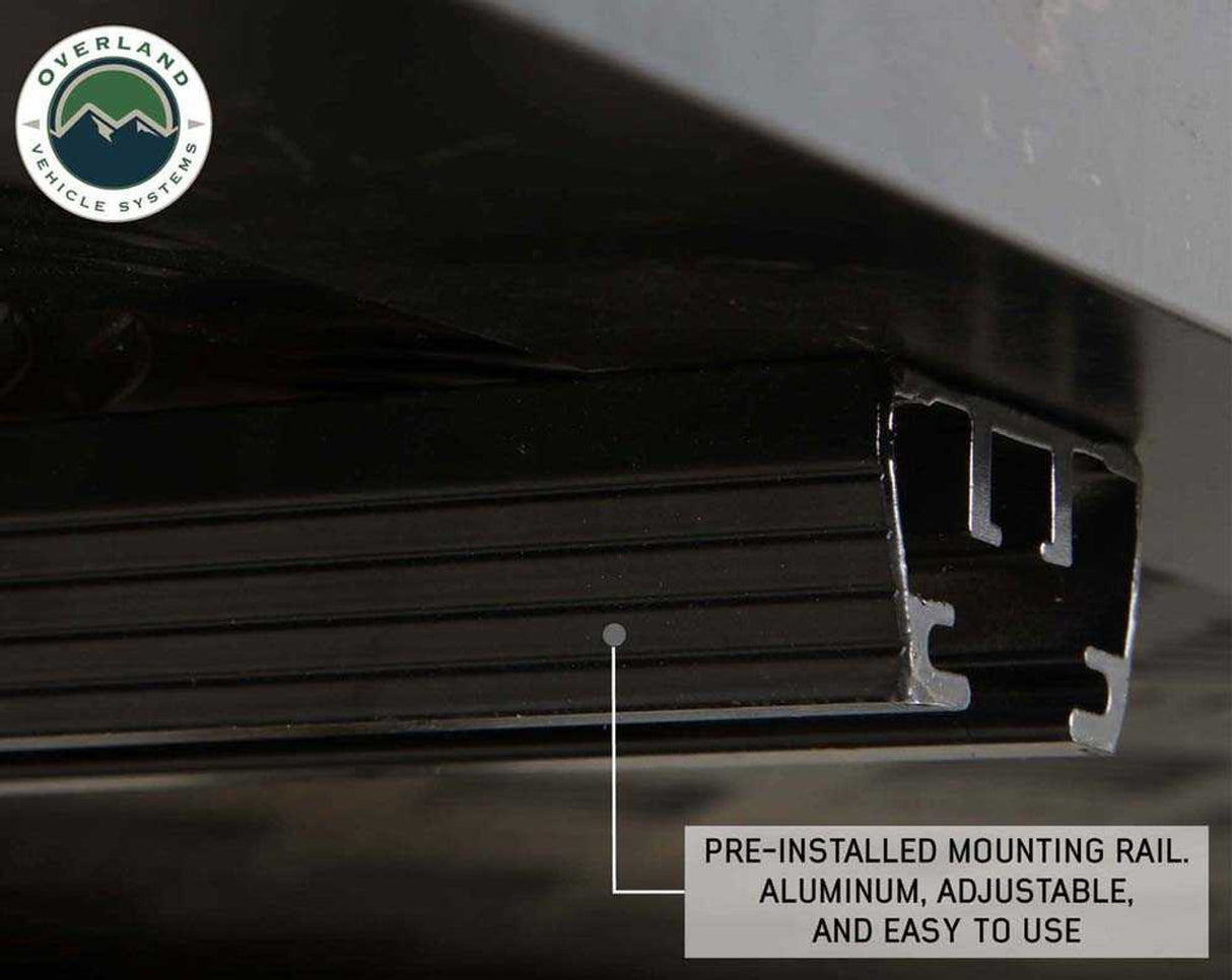 HD Bushveld II Cantilever Hard Shell Roof Top Tent Grey Body & Tan Rainfly