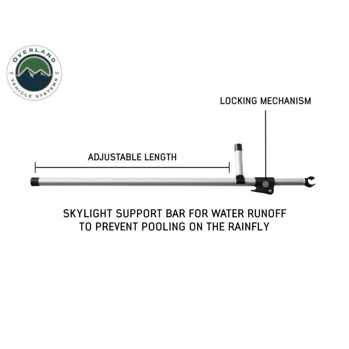 HD Bushveld II Cantilever Hard Shell Roof Top Tent Grey Body & Tan Rainfly