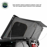 HD Sidewinder Side Load Aluminum Hard Shell Roof Top Tent, Grey Body & Green Trim