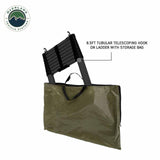 HD Sidewinder Side Load Aluminum Hard Shell Roof Top Tent, Grey Body & Green Trim