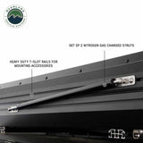 HD Sidewinder Side Load Aluminum Hard Shell Roof Top Tent, Grey Body & Green Trim