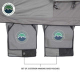 HD Nomadic 4 Extended Soft Shell Roof Top Tent, Grey Body & Green Rainfly