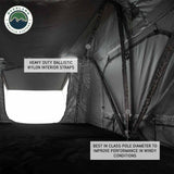 HD Nomadic 3 Standard Soft Shell Roof Top Tent, Grey Body & Green Rainfly