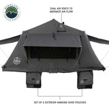 HD Nomadic 3 Standard Soft Shell Roof Top Tent, Grey Body & Green Rainfly