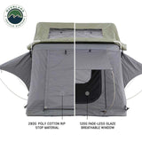 HD Nomadic 3 Standard Soft Shell Roof Top Tent, Grey Body & Green Rainfly