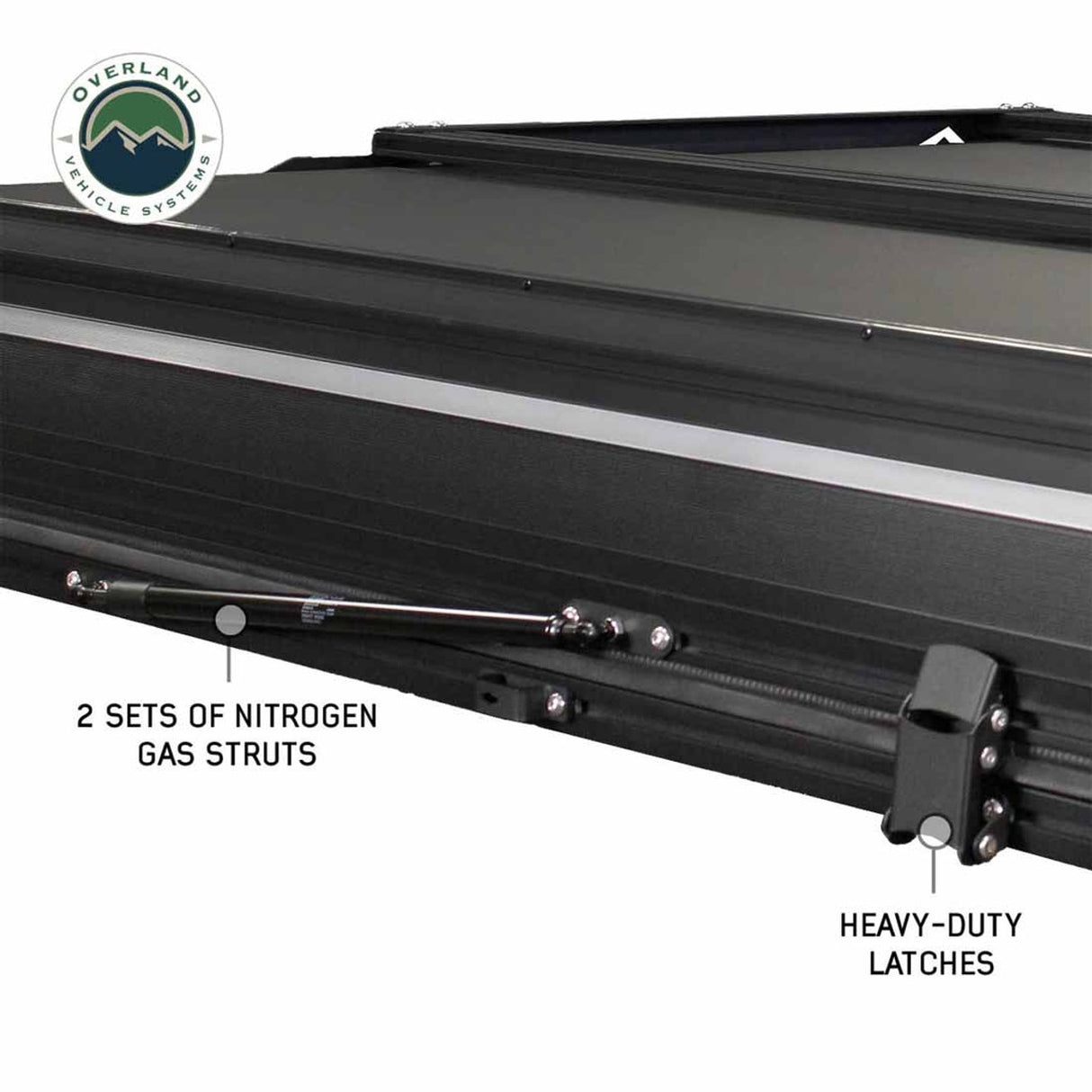 XD Everest Cantilever Aluminum Roof Top Tent, Blue Body & Black Rainfly