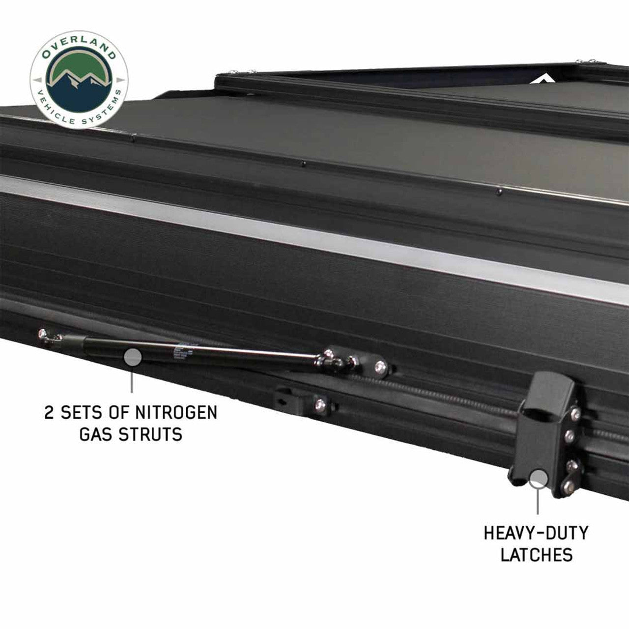 XD Everest Cantilever Aluminum Roof Top Tent, Blue Body & Black Rainfly