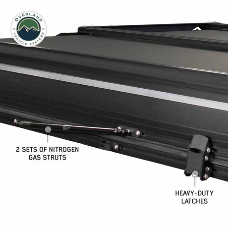 XD Everest Cantilever Aluminum Roof Top Tent, Blue Body & Black Rainfly