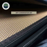 XD Lhotse Clam Shell Aluminum Hard Shell Roof Top Tent, Blue Body & Black Rainfly