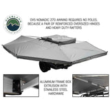 HD Nomadic 270 Degree Awning - Driver Side - Dark Gray Awning with Black Cover