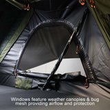 Armadillo Horizon 3: Premium Hardshell Rooftop Tent for All-Season Adventure (Left Open Only)