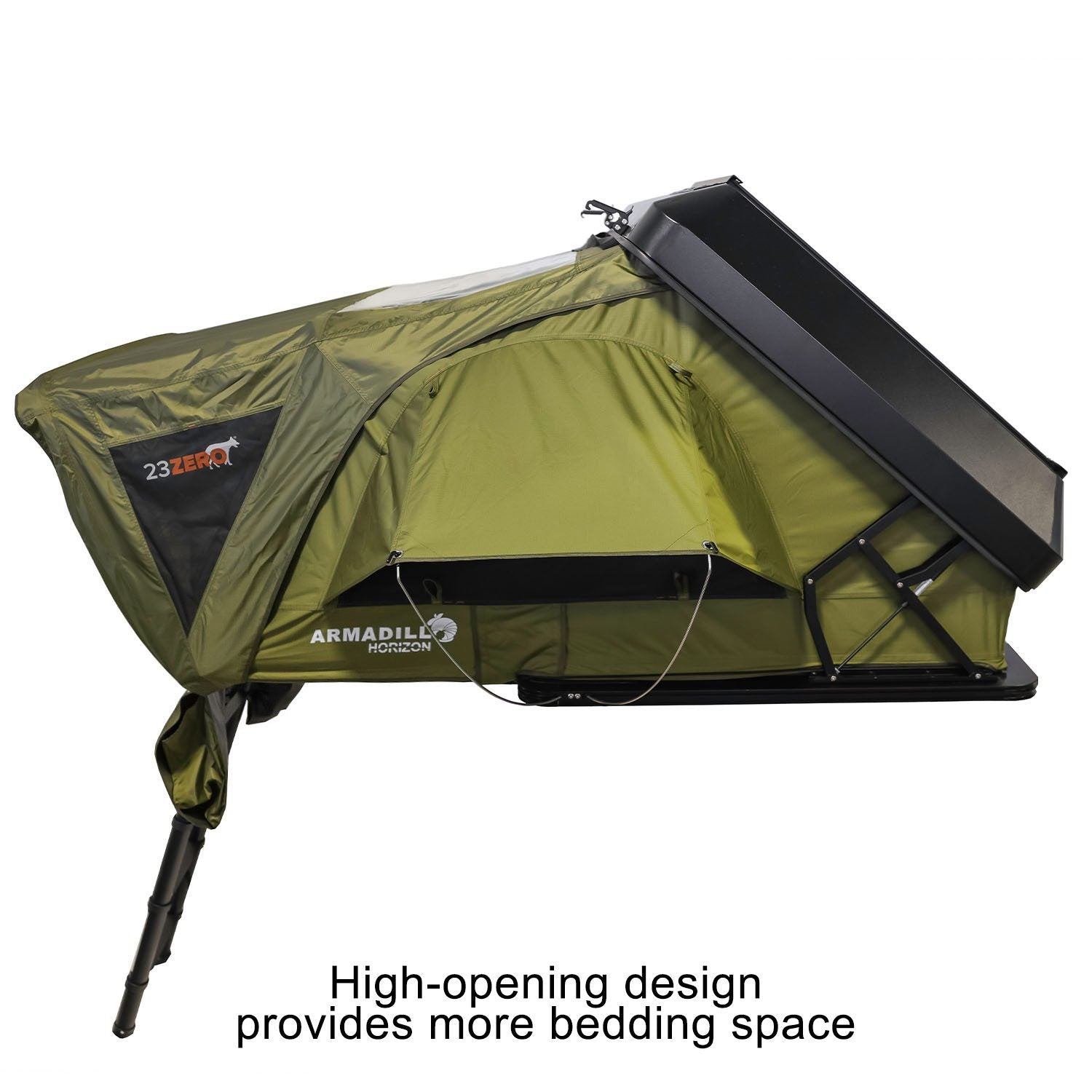 Armadillo Horizon 2: Premium Hardshell Rooftop Tent for All-Season Adventure (Left Open Only)