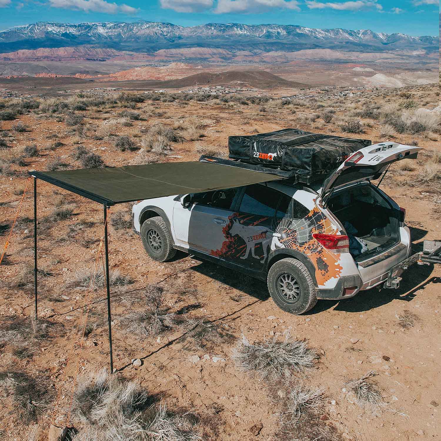 Bushman 90” Straight Pull Awning 90"x 98"