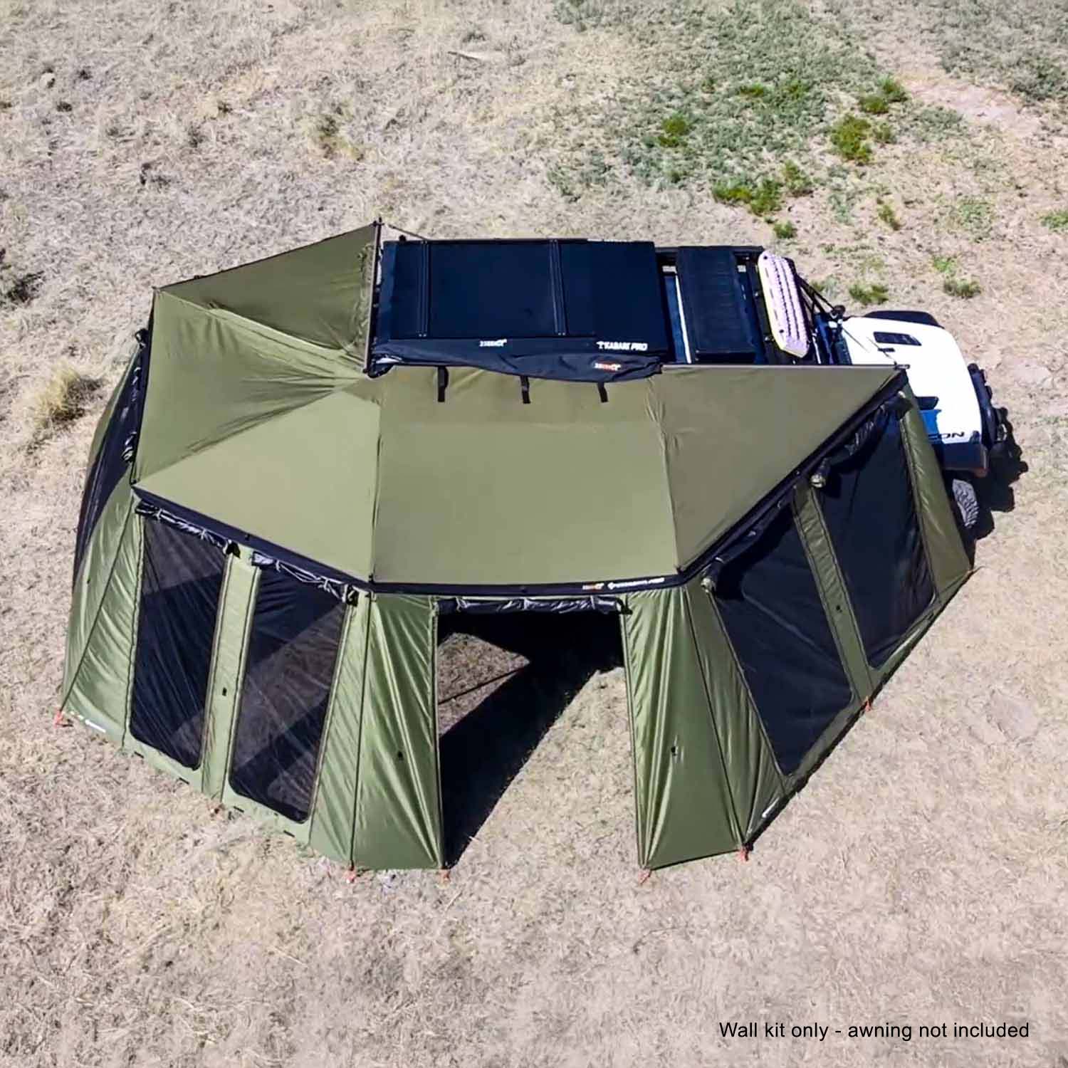 Peregrine PRO 6 Arm 270 Degree Awning Wall Kit – Left