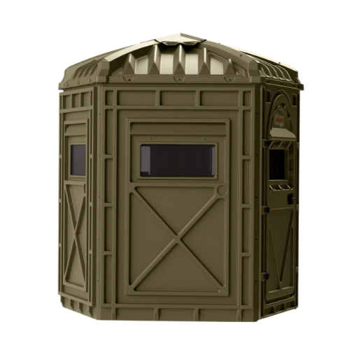 FortShield Insulated Hunting Blind – All-Season Octagon Shelter