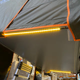 Tuff Stuff Alpha Hard Shell Rooftop Tent – 2–3 Person, ABS Construction, Gray