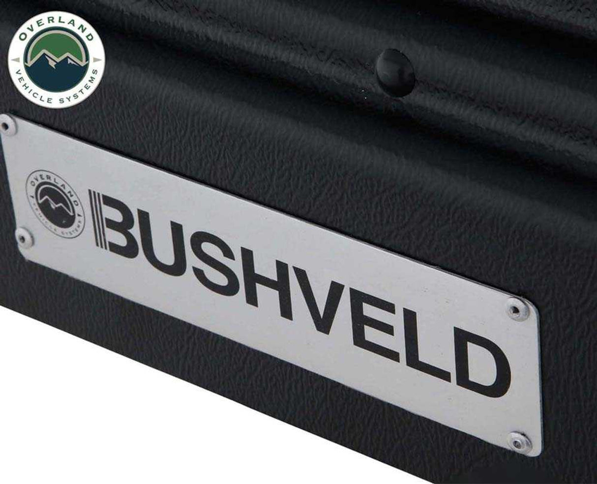 HD Bushveld II Cantilever Hard Shell Roof Top Tent Grey Body & Tan Rainfly