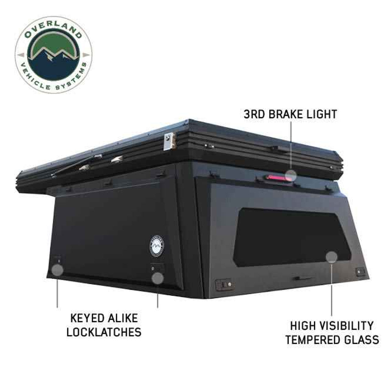 OVS Excursion Hard Shell Roof Top Tent Camper Combo for Overland Adventures