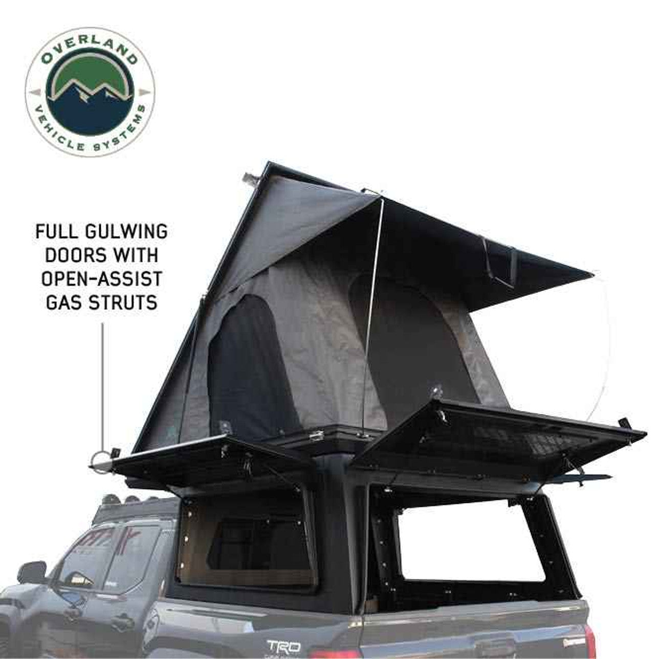 OVS Excursion Hard Shell Roof Top Tent Camper Combo for Overland Adventures