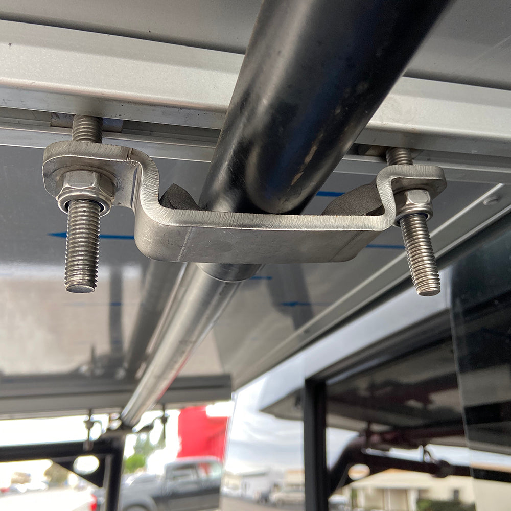 Tuff Stuff Alpha Hard Shell Rooftop Tent – 2–3 Person, ABS Construction, Gray