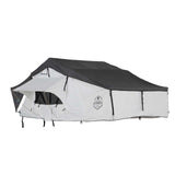 HD Nomadic 3 Arctic White Extended Soft Shell Roof Top Tent, White Body Dark Grey Rainfly