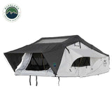 HD Nomadic 3 Arctic White Extended Soft Shell Roof Top Tent, White Body Dark Grey Rainfly