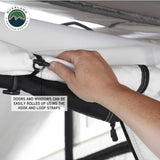 HD Nomadic 3 Arctic White Extended Soft Shell Roof Top Tent, White Body Dark Grey Rainfly