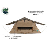 LD TMBK 3 Soft Shell Roof Top Tent, Tan Body & Green Rainfly