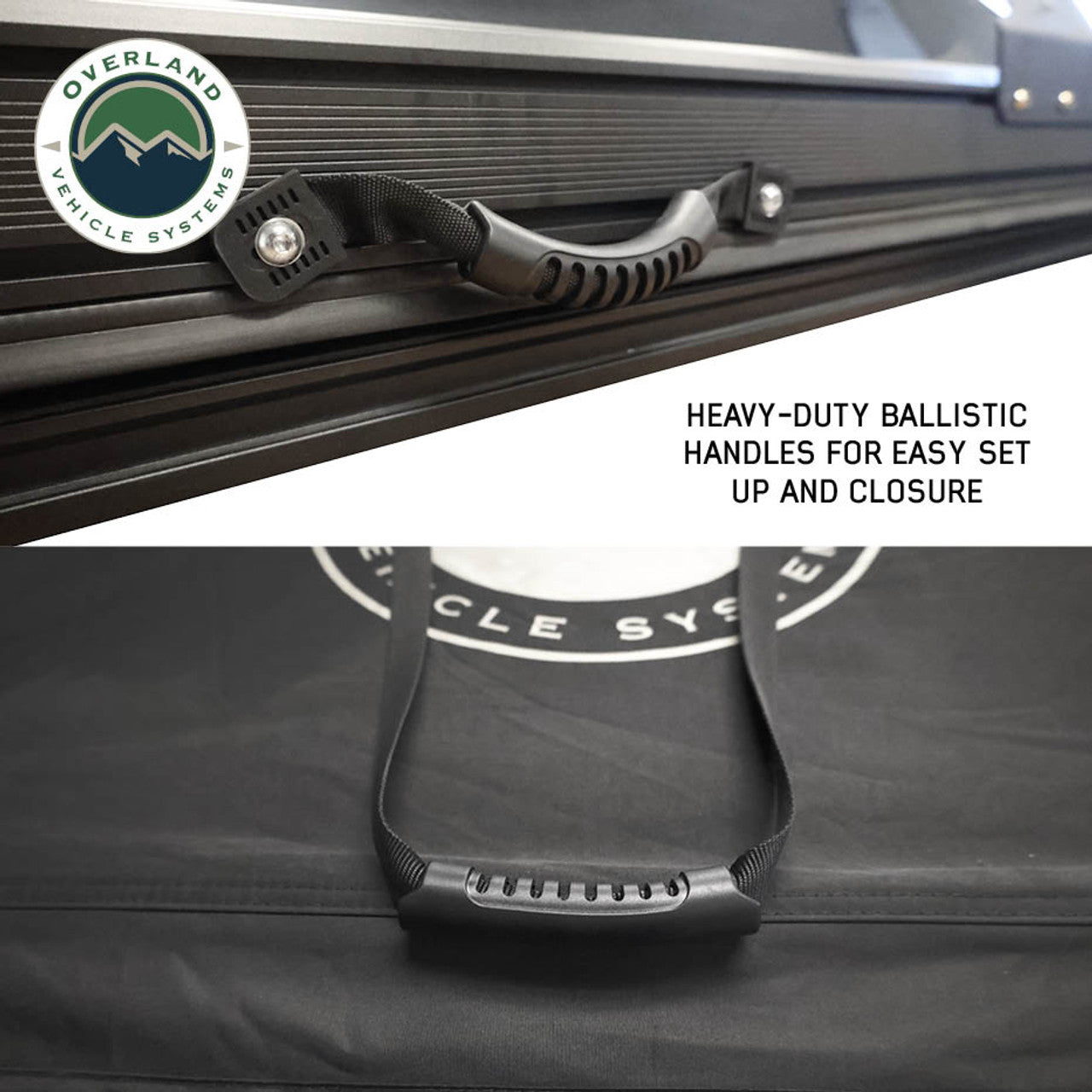 XD Atlas Cantilever ABS Hard Shell Roof Top Tent, Blue Body & Black Rainfly