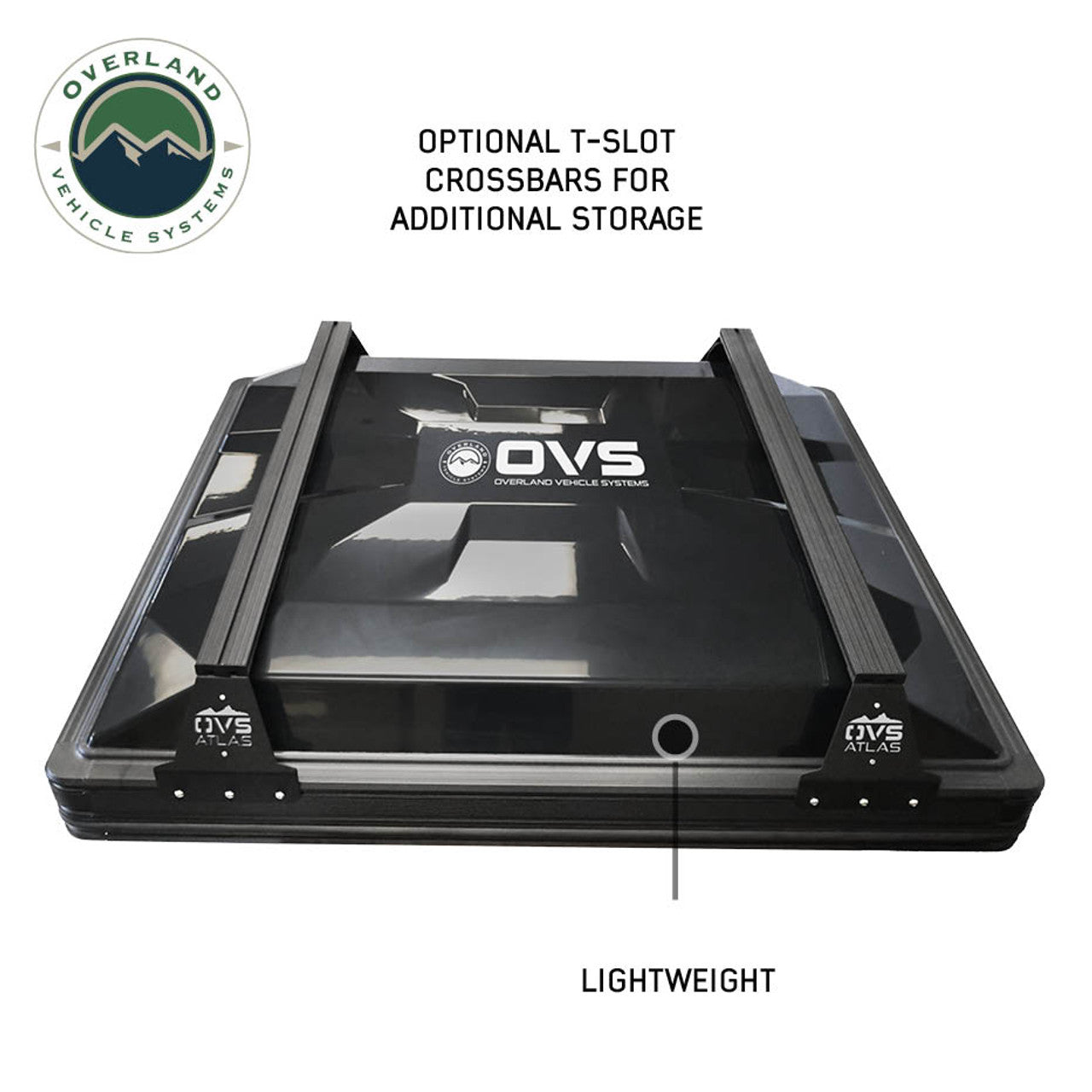 XD Atlas Cantilever ABS Hard Shell Roof Top Tent, Blue Body & Black Rainfly