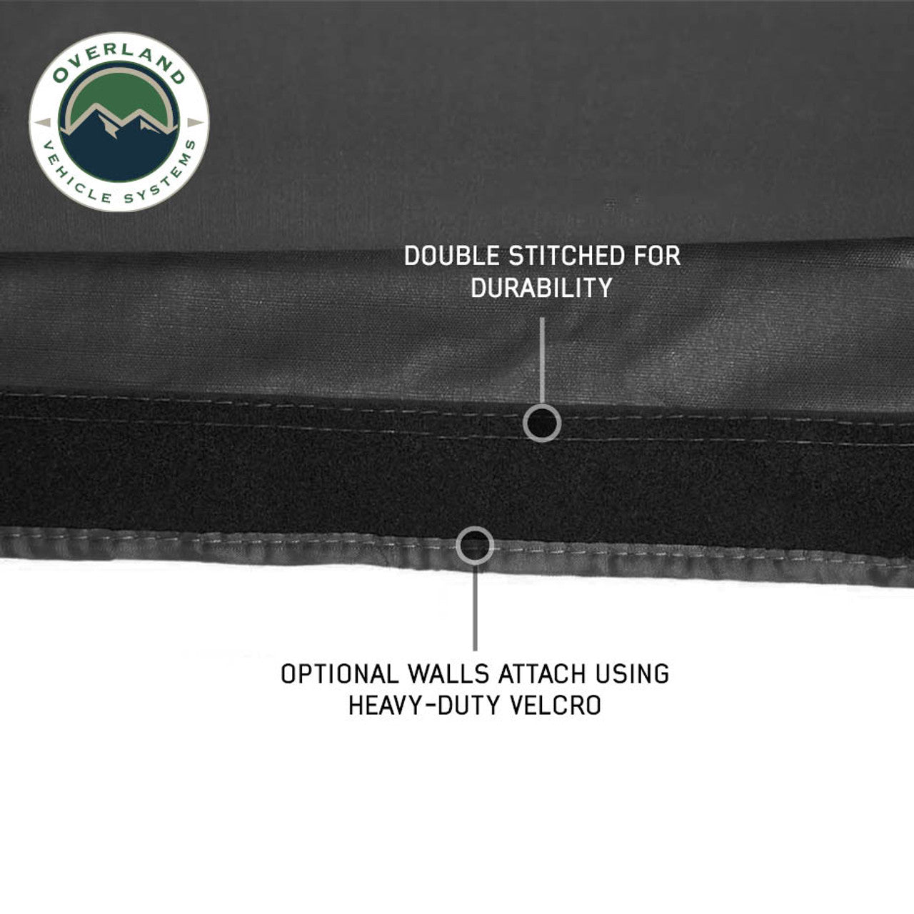 XD Nomadic 180 LTE Awning - Black Fabric and Travel Cover Universal