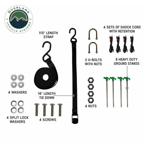 XD Nomadic 180 LTE Awning - Black Fabric and Travel Cover Universal