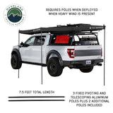 XD Nomadic 180 LTE Awning - Black Fabric and Travel Cover Universal