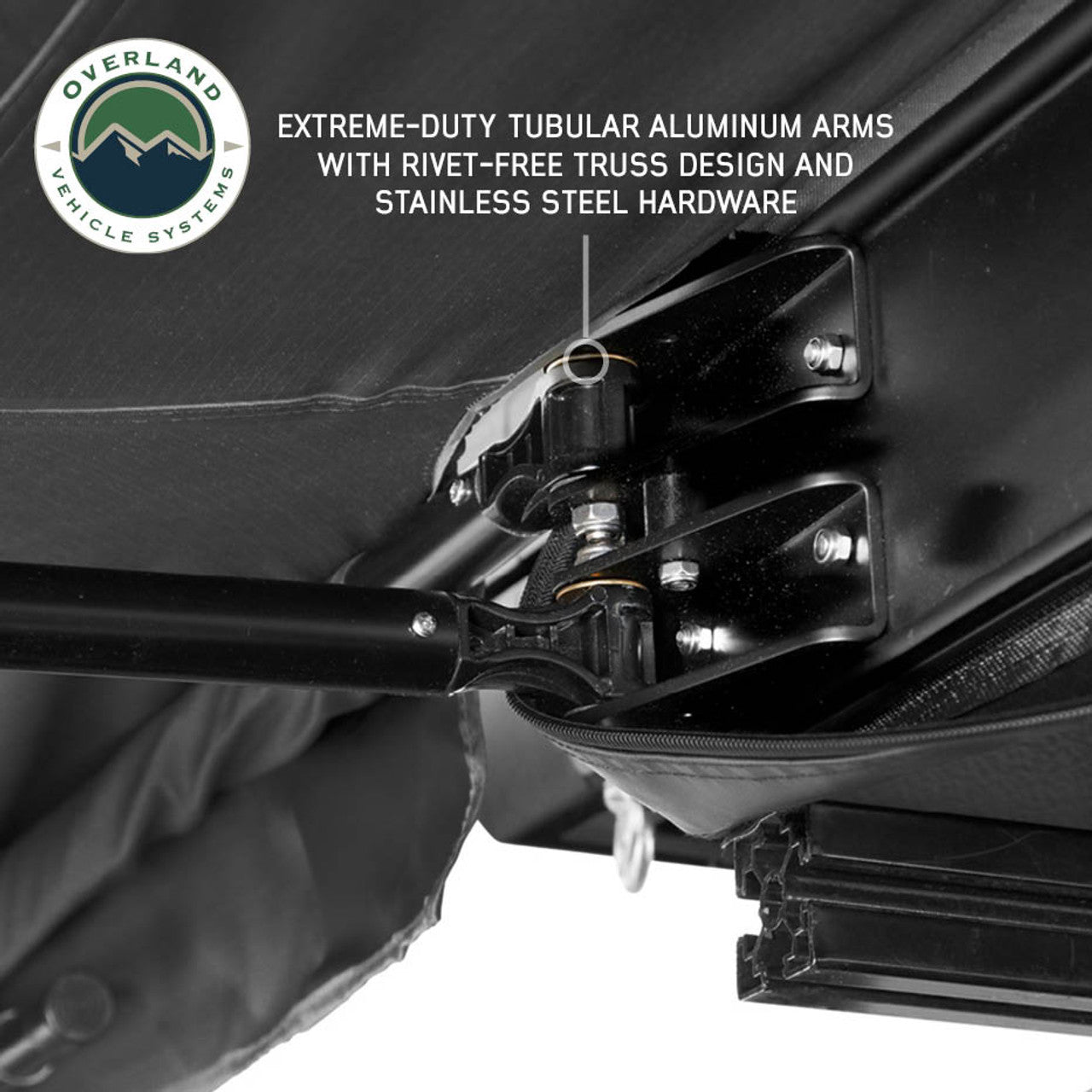 XD Nomadic 180 LTE Awning - Black Fabric and Travel Cover Universal