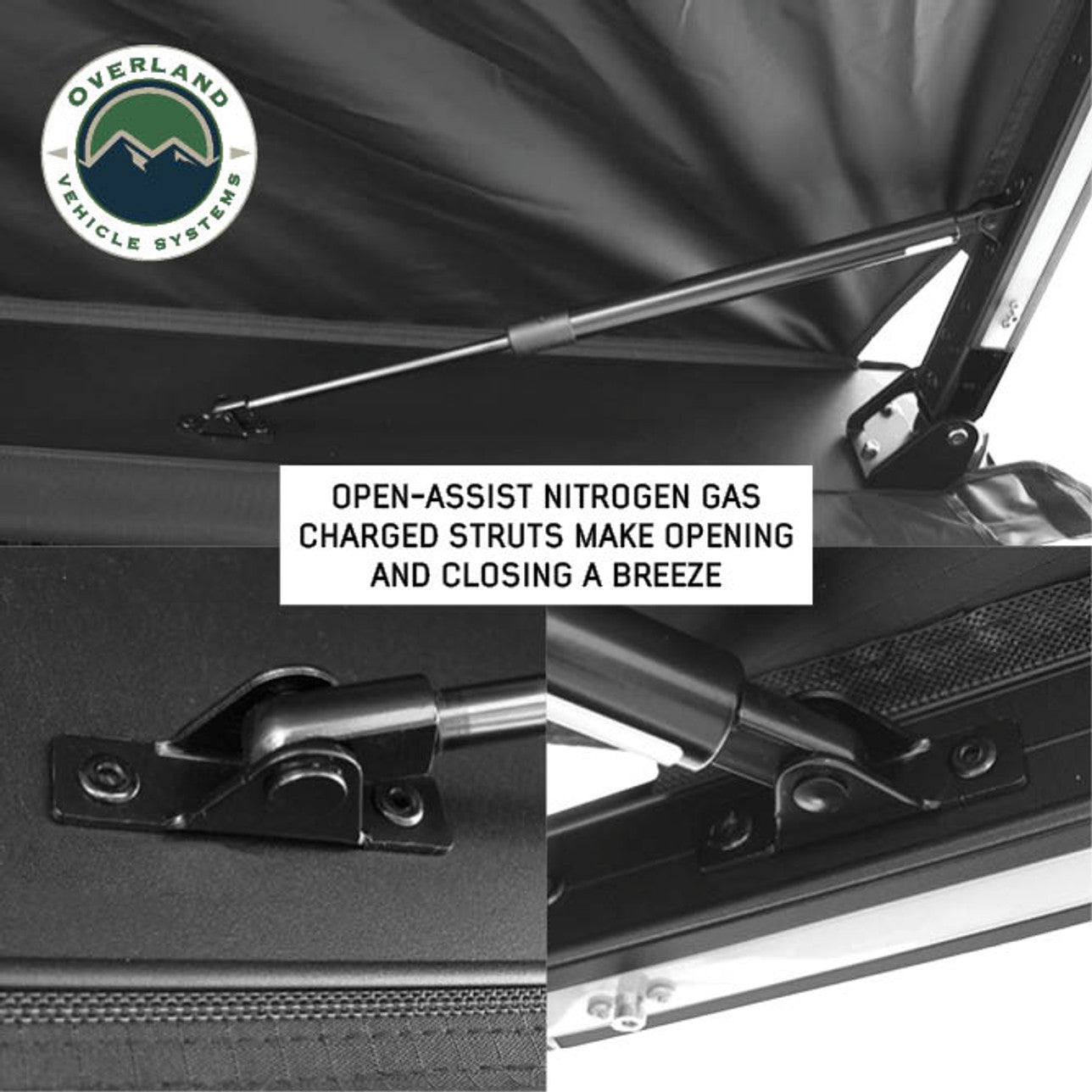 XD Nomadic Self-Deploying 90 Degree Awning with Lights & Black Out Fabric Universal