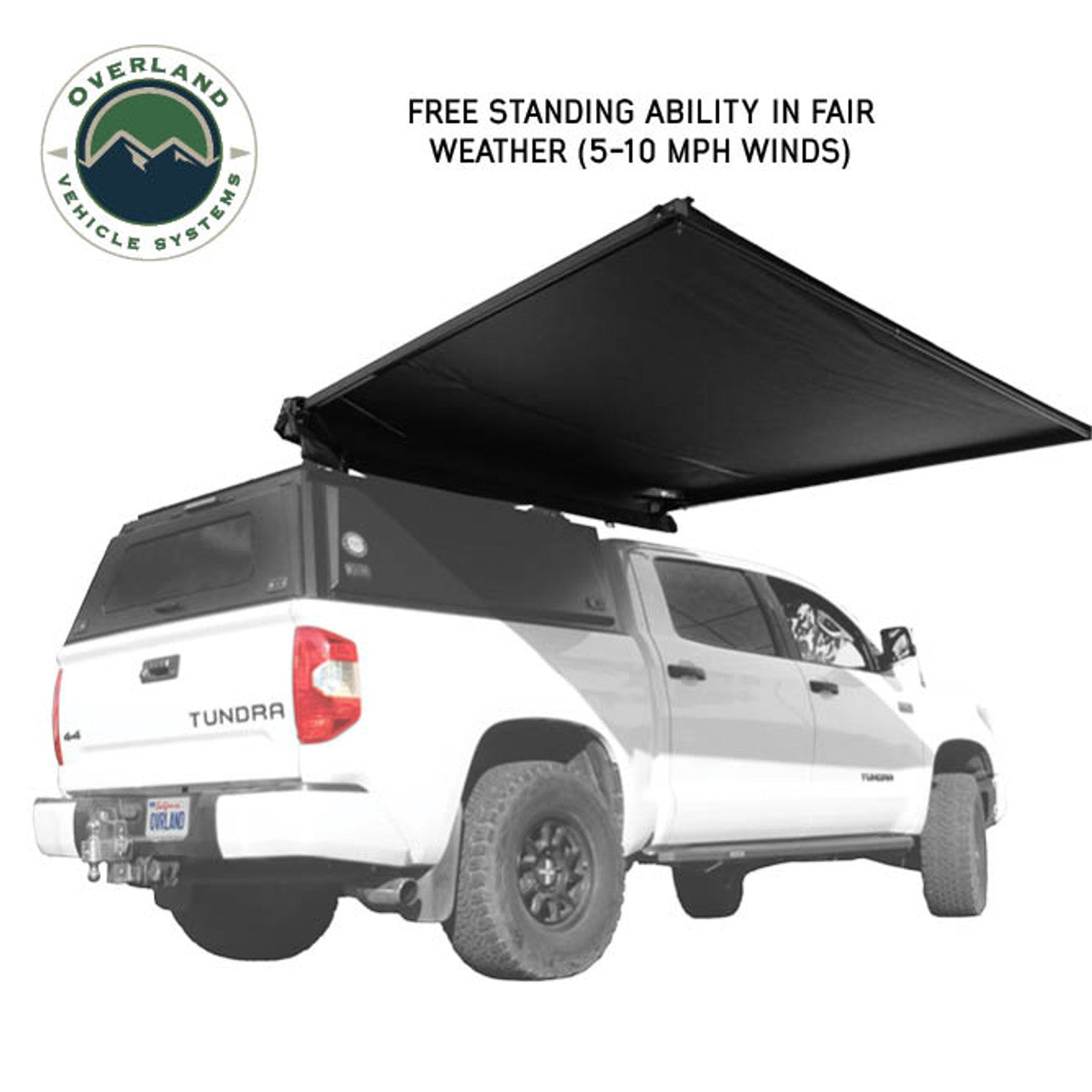 XD Nomadic Self-Deploying 90 Degree Awning with Lights & Black Out Fabric Universal