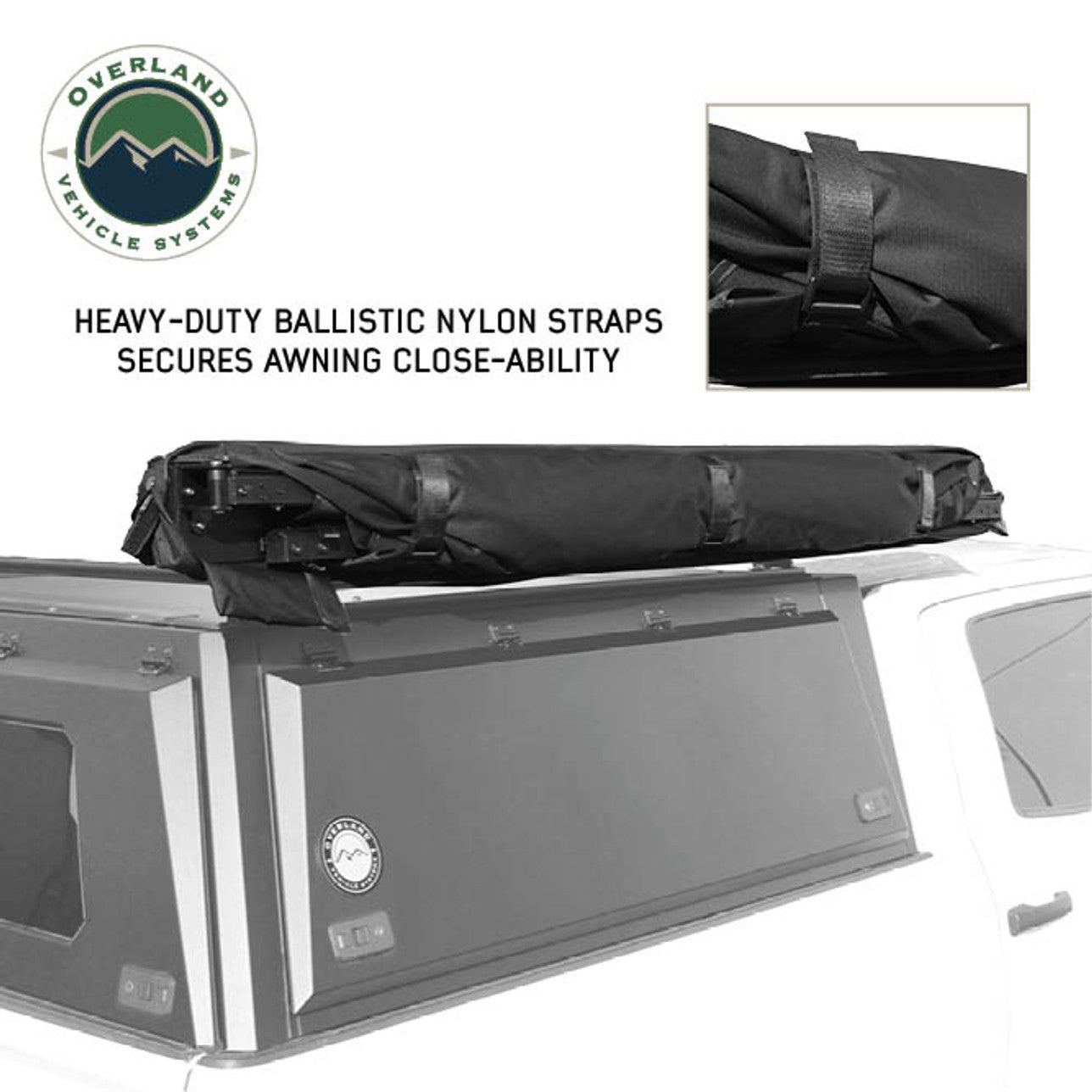 XD Nomadic Self-Deploying 90 Degree Awning with Lights & Black Out Fabric Universal