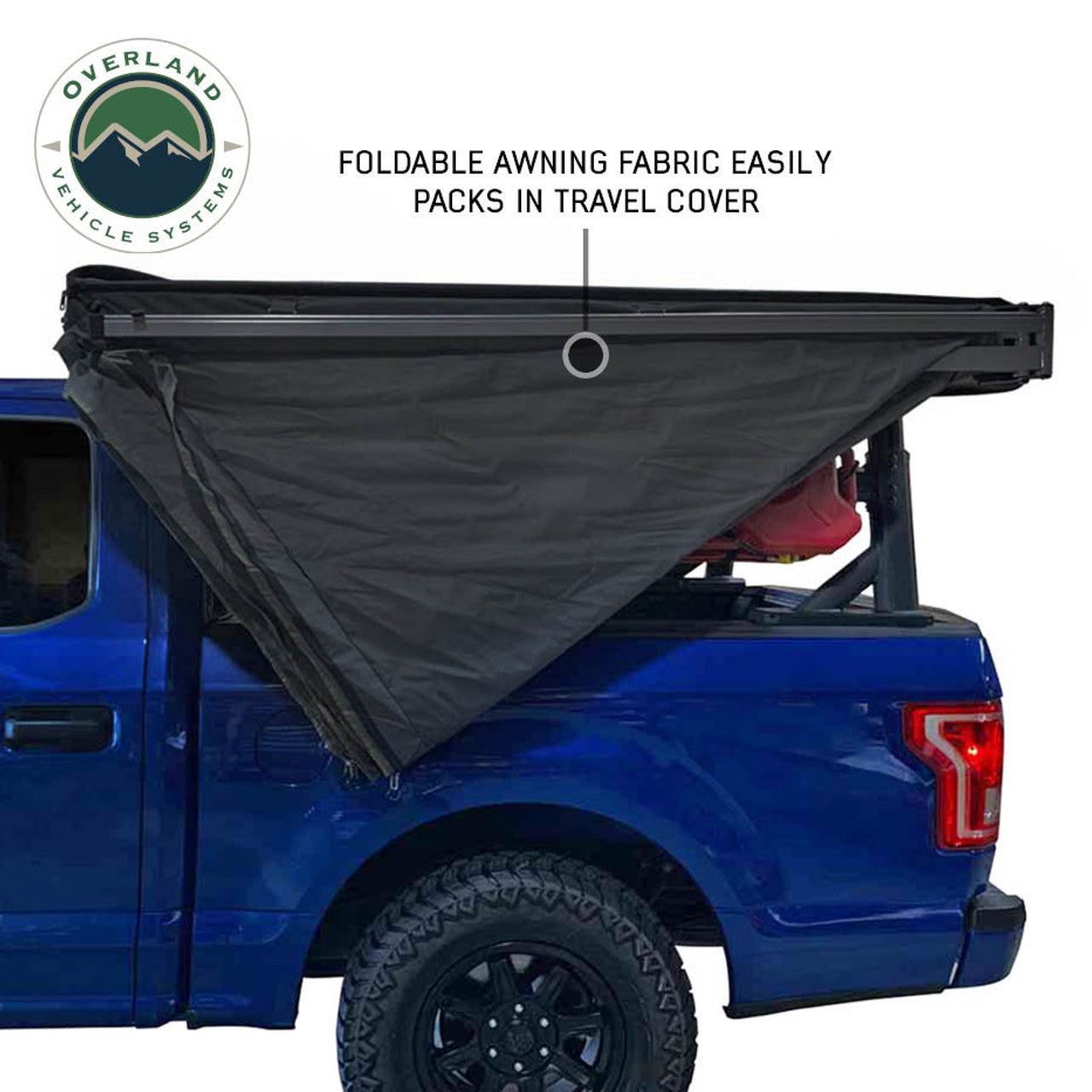 XD Nomadic 270 LT Awning - Black Fabric and Travel Cover