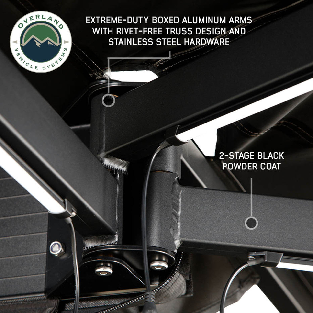 XD Nomadic 270 LT Awning - Black Fabric and Travel Cover