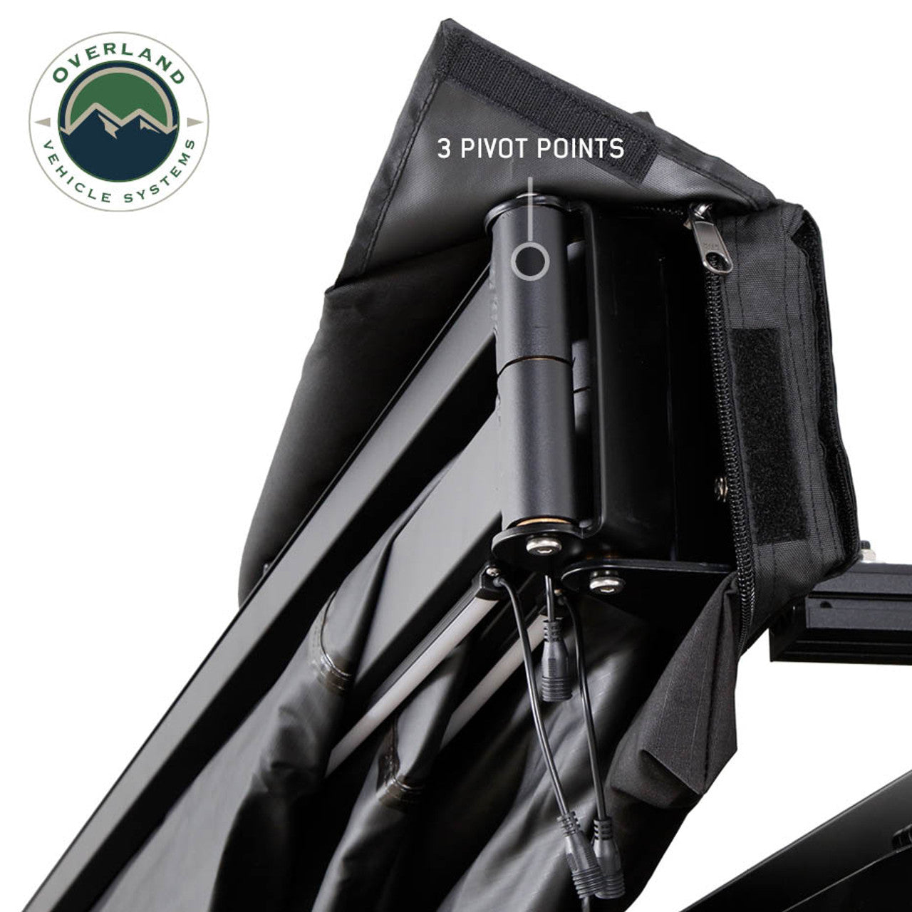 XD Nomadic 270 LT Awning - Black Fabric and Travel Cover