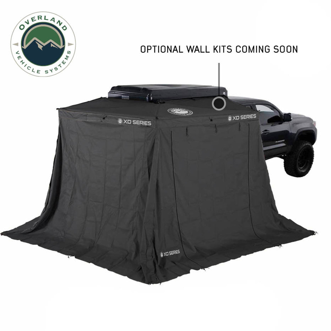 XD Nomadic 270 LTE Awning - Black Fabric and Travel Cover