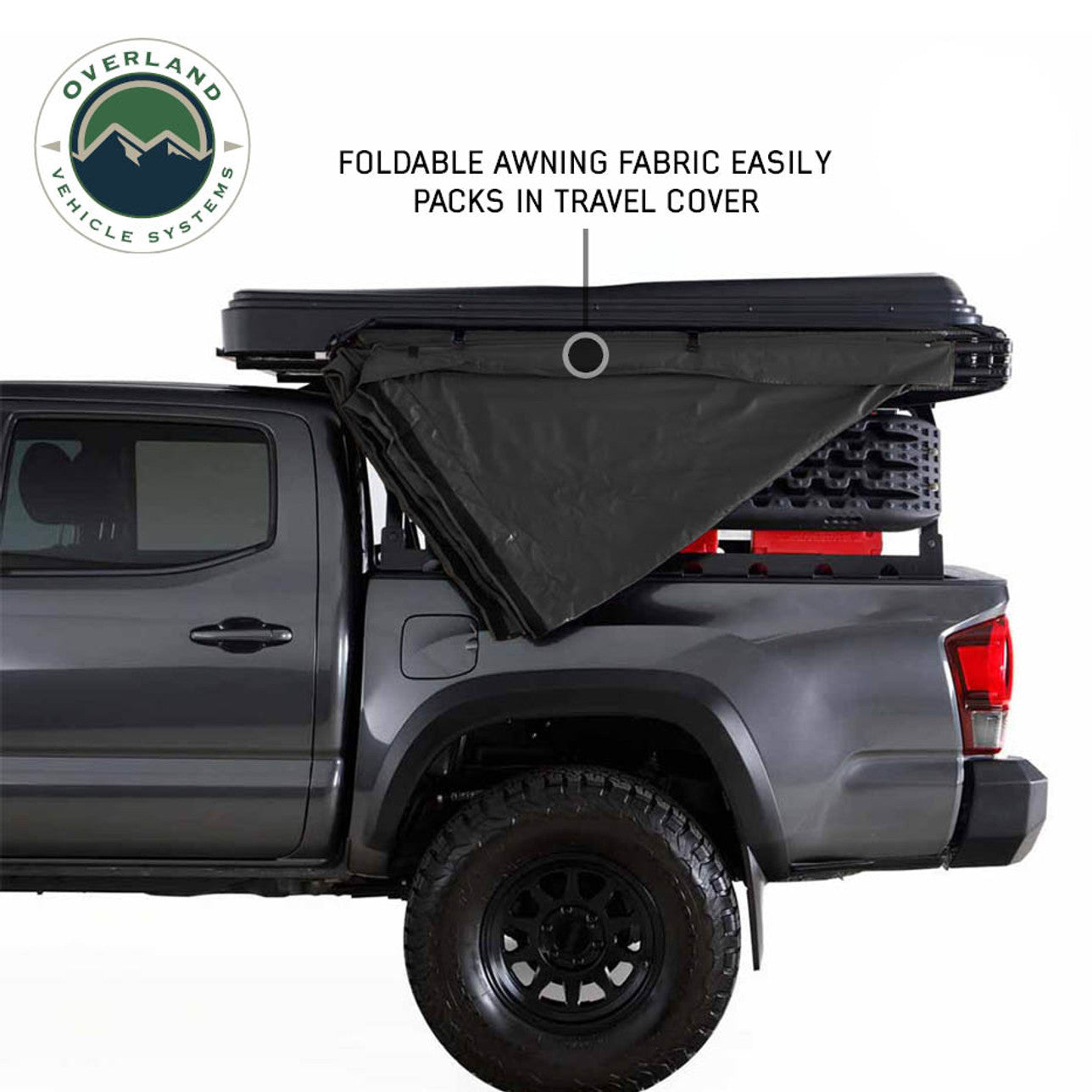 XD Nomadic 270 LTE Awning - Black Fabric and Travel Cover