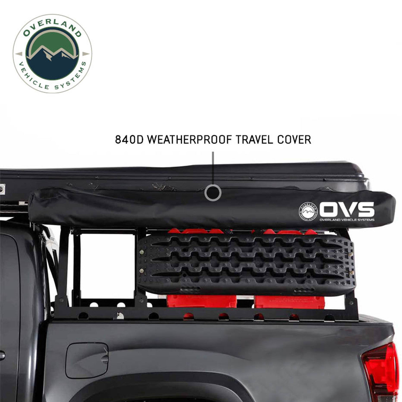 XD Nomadic 270 LTE Awning - Black Fabric and Travel Cover