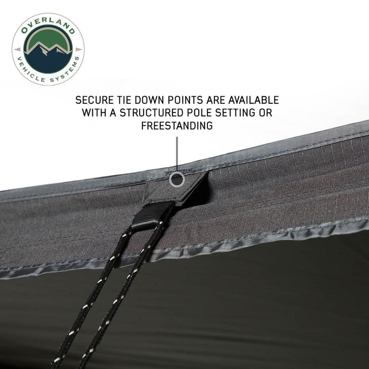 XD Nomadic 270 LTE Awning - Black Fabric and Travel Cover