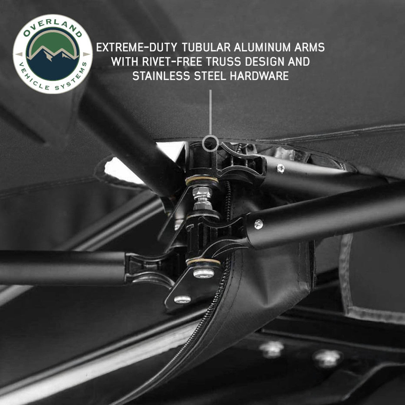 XD Nomadic 270 LTE Awning - Black Fabric and Travel Cover