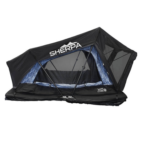 XD Sherpa Hybrid Soft Shell Roof Top Tent, Blue Body & Black Rainfly