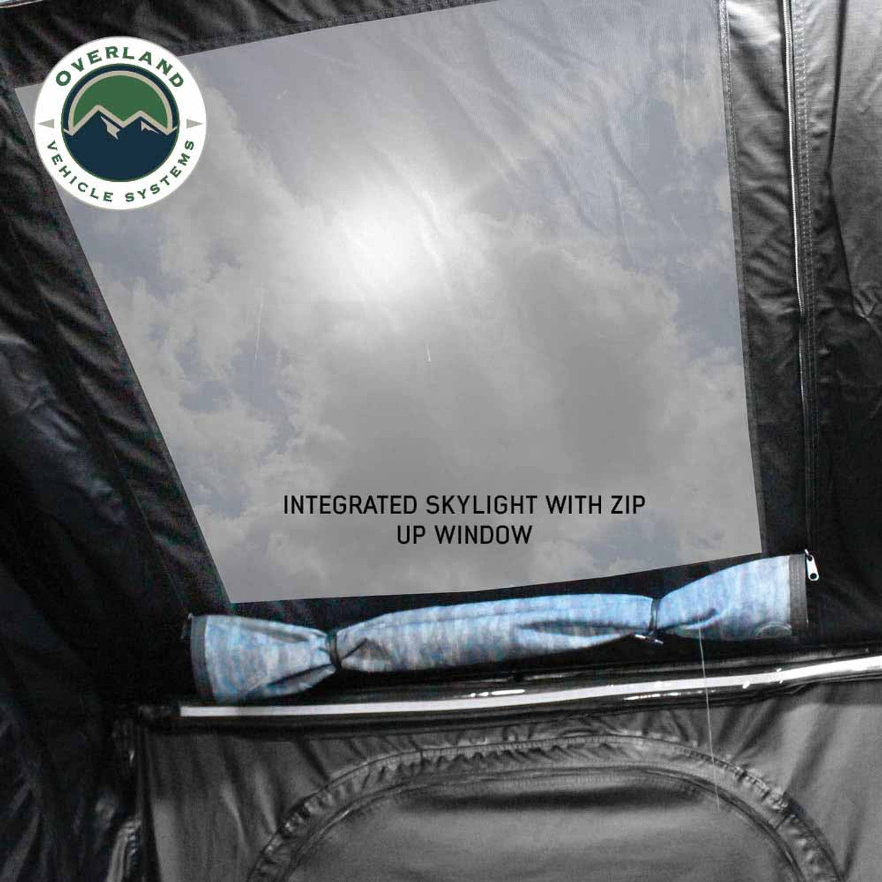 XD Sherpa Hybrid Soft Shell Roof Top Tent, Blue Body & Black Rainfly