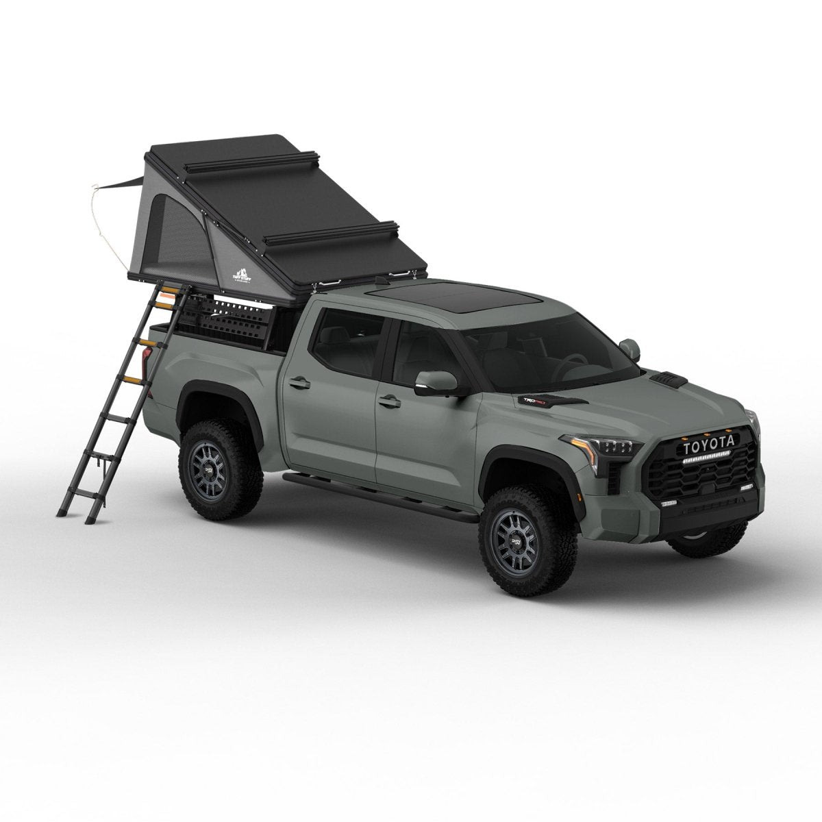 Tuff Stuff Alpine 61 Aluminum Hard Shell Rooftop Tent, 2-3 Person