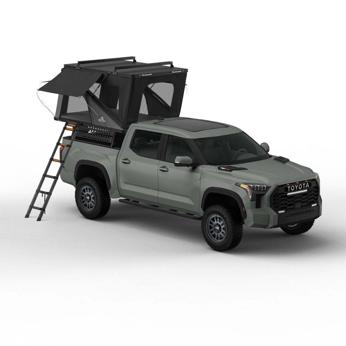 Tuff Stuff Alpine 61 Aluminum Hard Shell Rooftop Tent, 2-3 Person